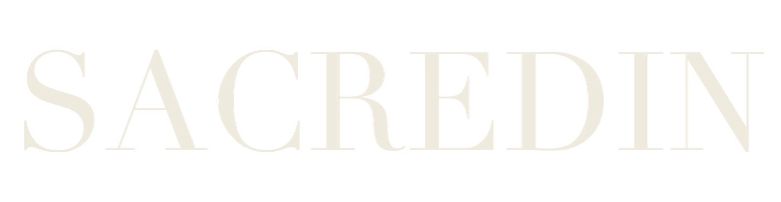 SacredIn wordmark
