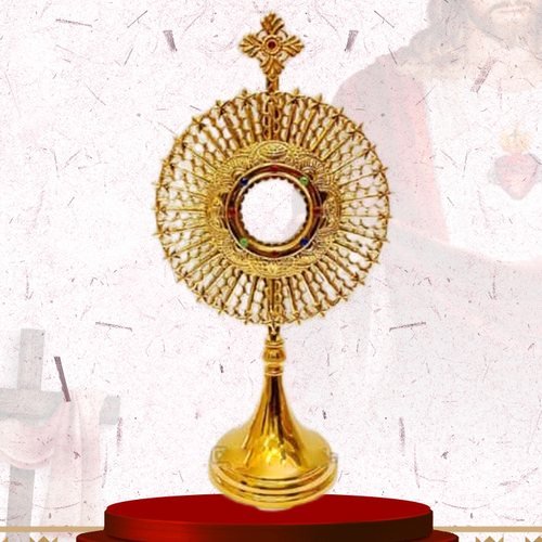 Small Gold Filigree Ring Monstrance