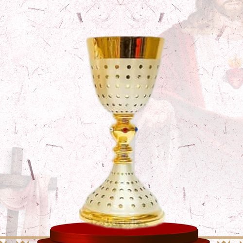 Gold Chalice with Pierced Openwork