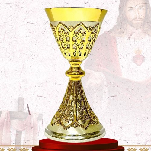 Gold Chalice with Gothic Tracery