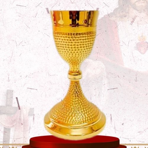 Gold Chalice with Beaded Texture