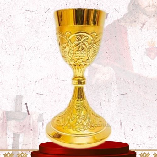 Gold Chalice with Vine Relief