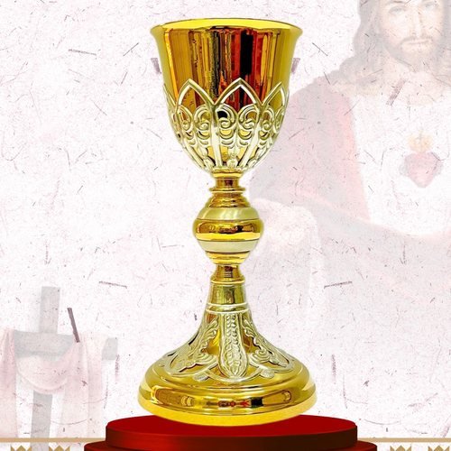 Gold Chalice with Pierced Tracery Band