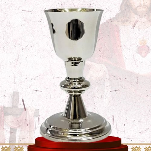 Polished Nickel Chalice with Stepped Foot
