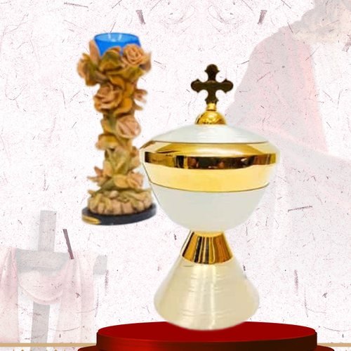 Ivory and Gold Ciborium