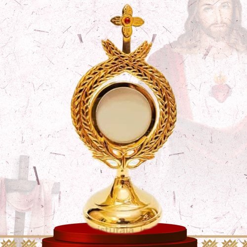 Gold Laurel Wreath Monstrance