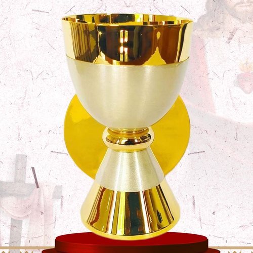 Gold and Satin Silver Chalice and Paten