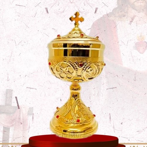 Ornate Jewelled Gold Ciborium