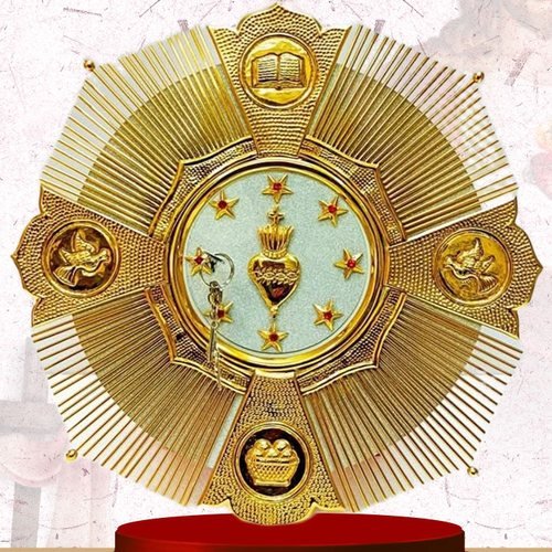 Large Gold Tabernacle Door with Sacred Heart