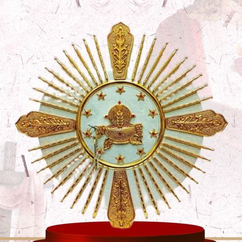 Gold Tabernacle Door with Agnus Dei