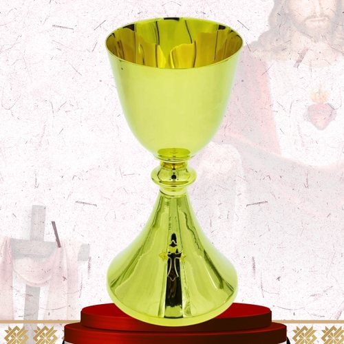 Polished Gold Chalice and Paten Set CHN8