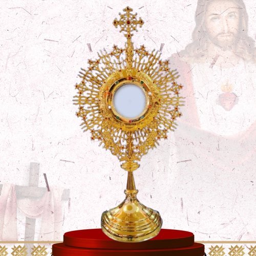 Gold Openwork Filigree Monstrance