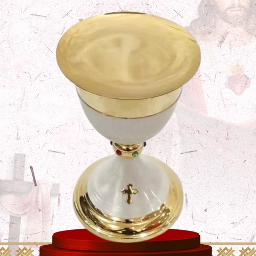 Gold and Silver Ciborium with Domed Lid