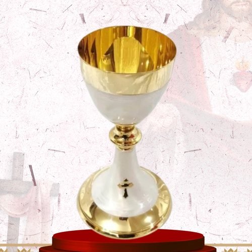 Gold and Pearl Enamel Chalice