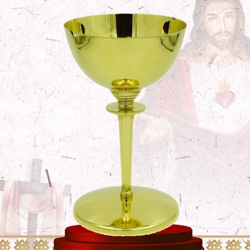 Plain Gold Chalice with Slender Stem