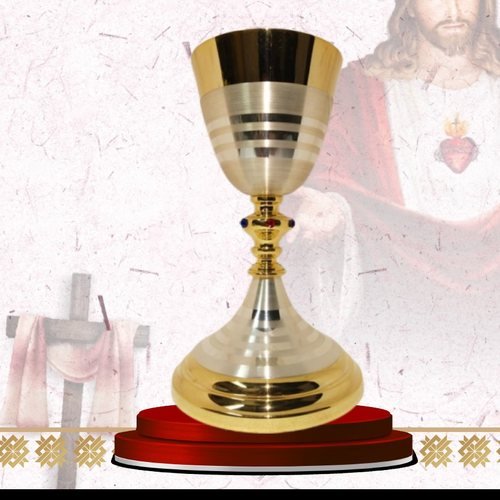 Gold and Silver Banded Chalice