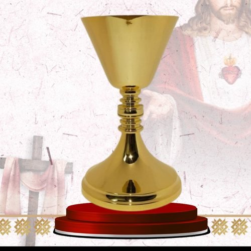 Plain Gold Chalice with Flared Cup