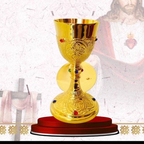 Jewelled Gold Chalice and Paten