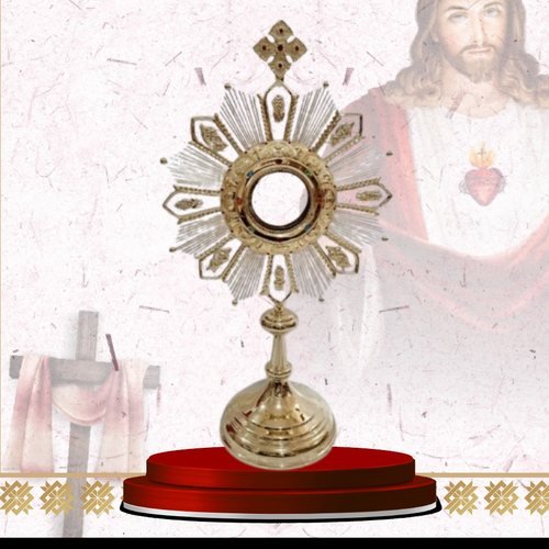 Silver and Crystal Star Monstrance