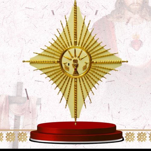 Gold Star Exposition Backplate with Chalice