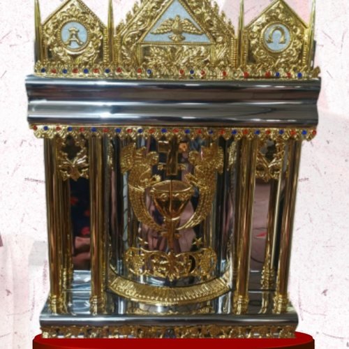 Gothic Silver and Gold Tabernacle
