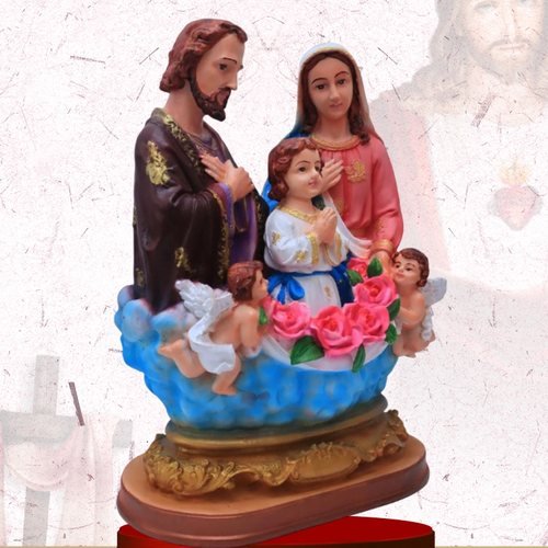 Holy Family Group with Cherubs, 12 inch
