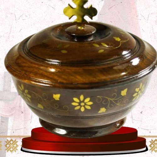 Turned Wood Ciborium with Lid