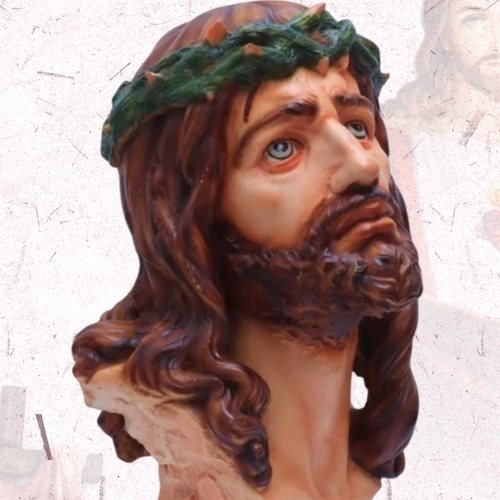 Ecce Homo Bust, Crowned with Thorns