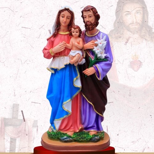 Holy Family Group, 15 inch, Blue Mantle