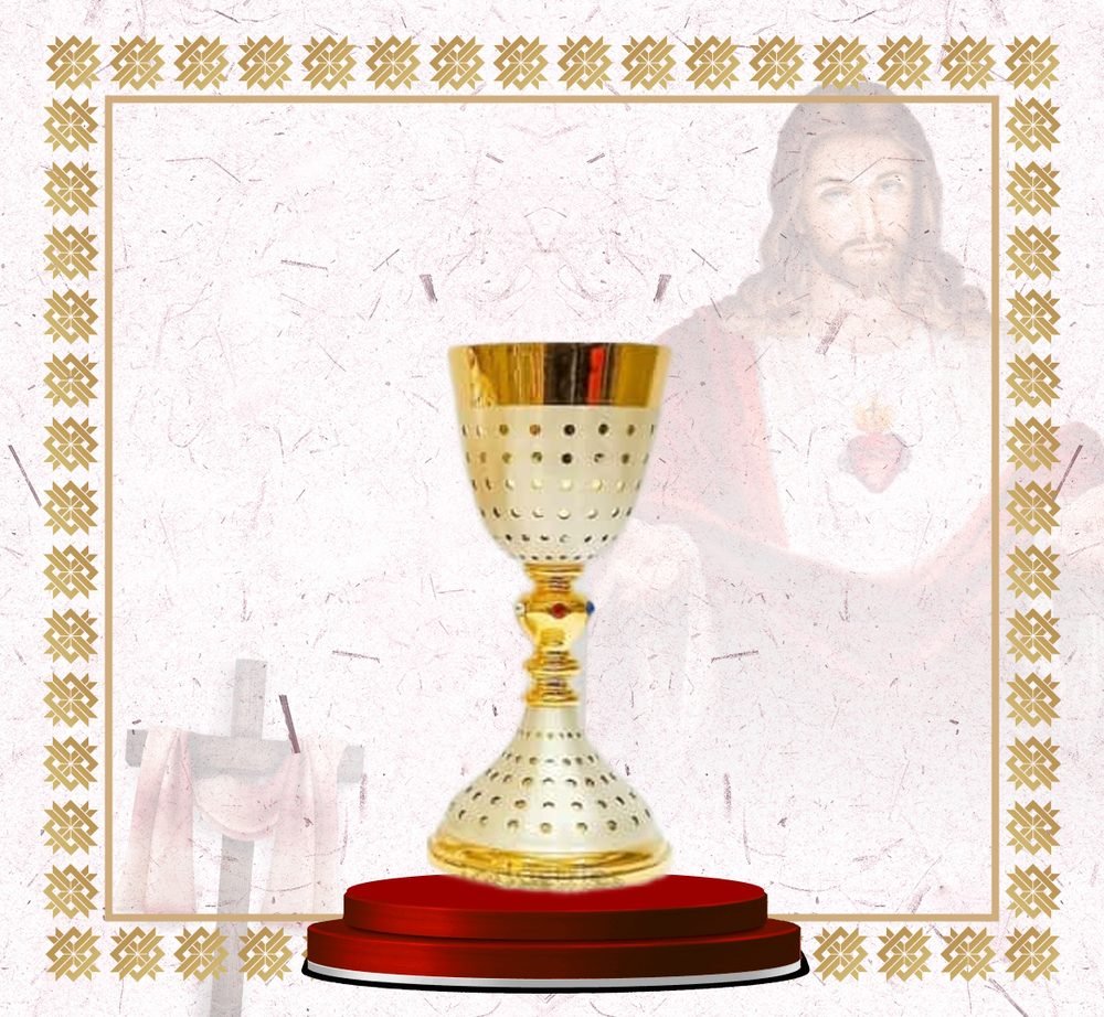 Gold Chalice with Pierced Openwork