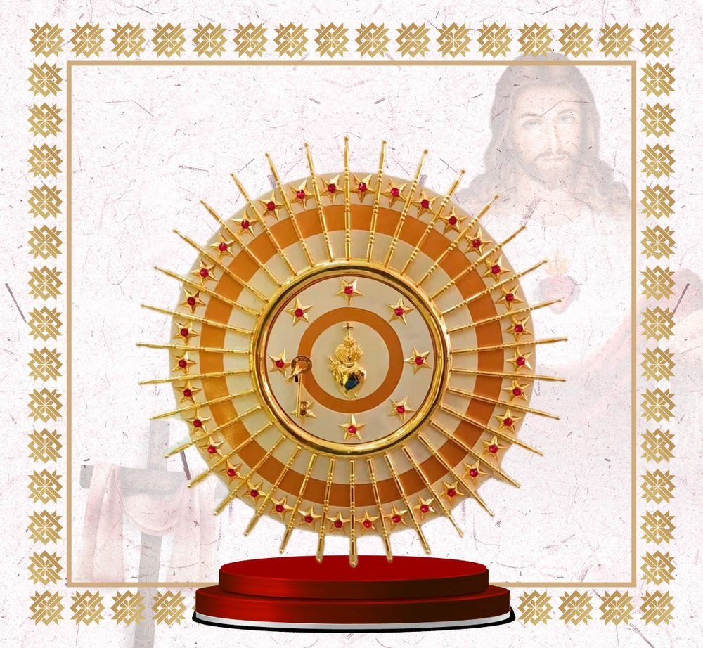 Large Gold Sunburst Exposition Throne