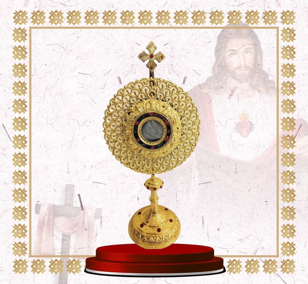 Gold Rosette Filigree Monstrance