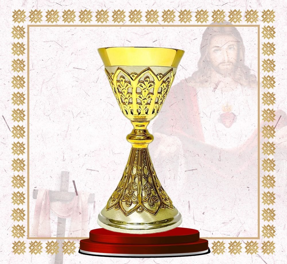 Gold Chalice with Gothic Tracery