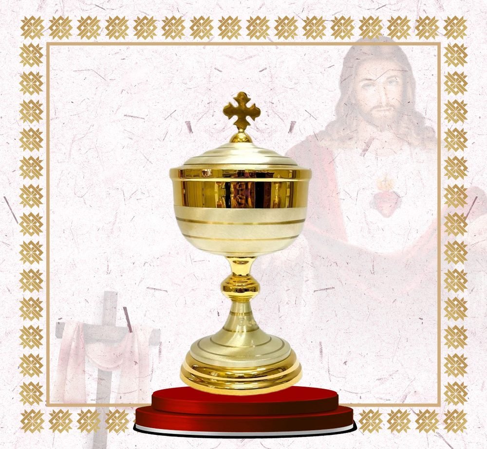 Gold Ciborium with Ivory Band