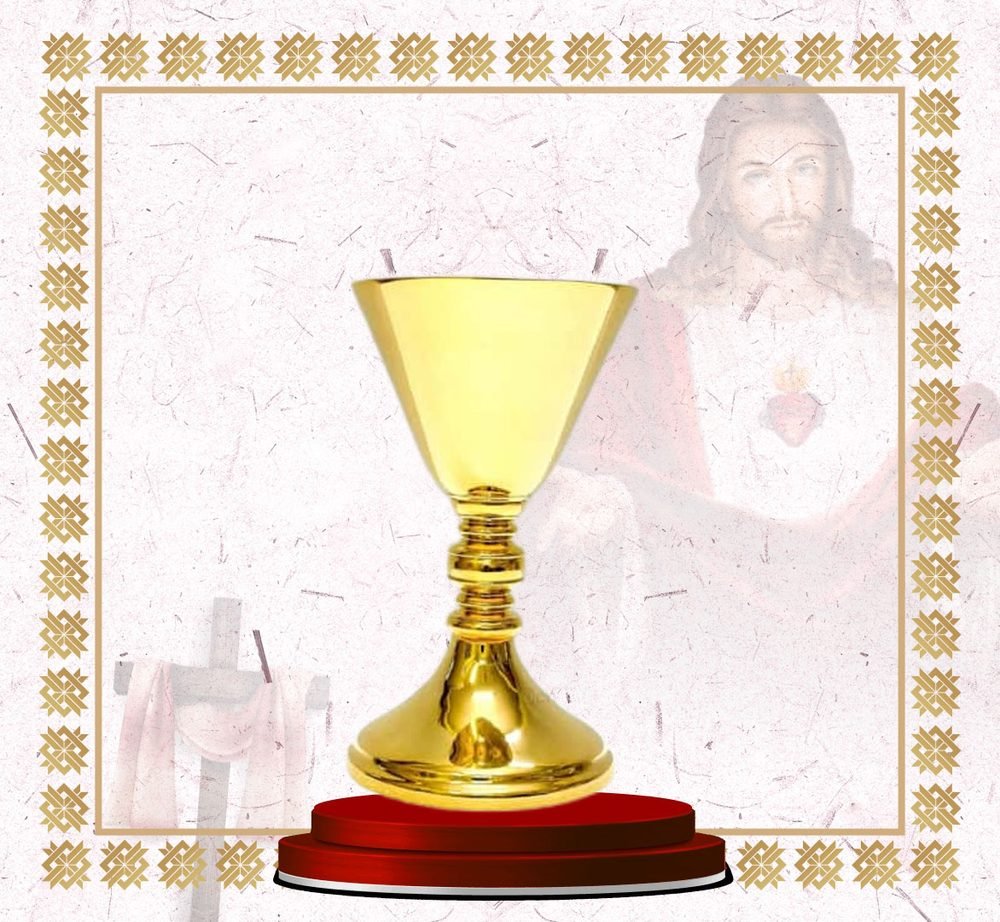 Plain Gold Chalice with Conical Bowl