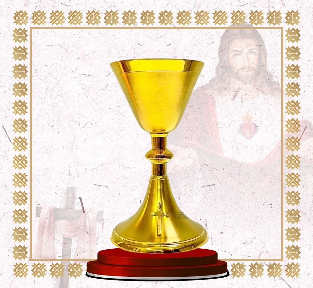 Plain Gold Chalice with Flared Foot