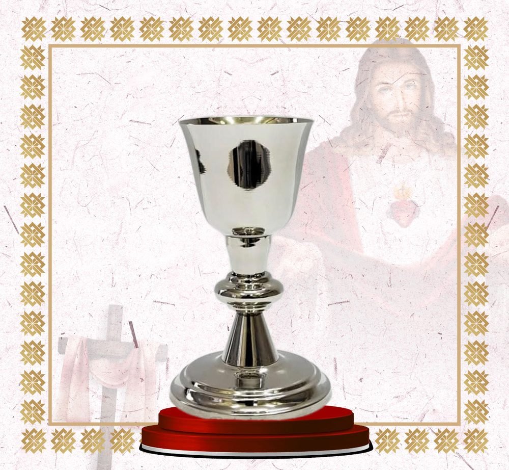 Polished Nickel Chalice with Stepped Foot