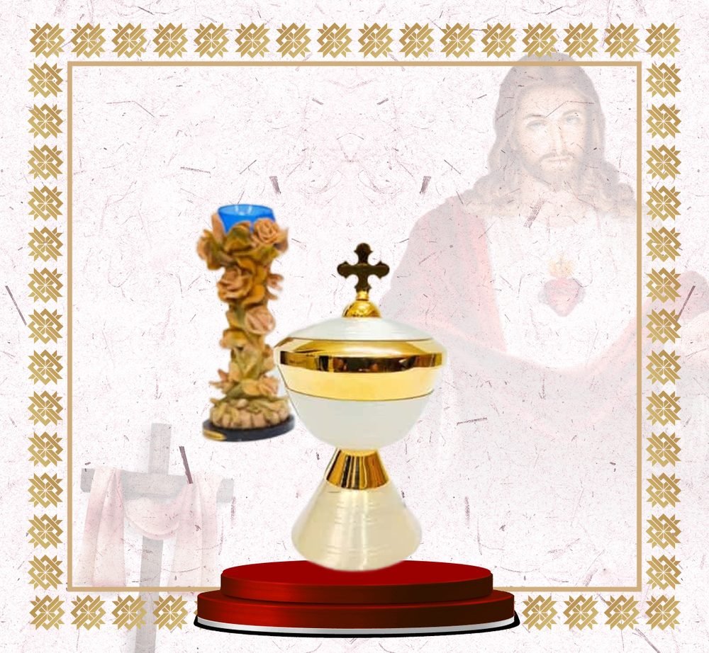 Ivory and Gold Ciborium