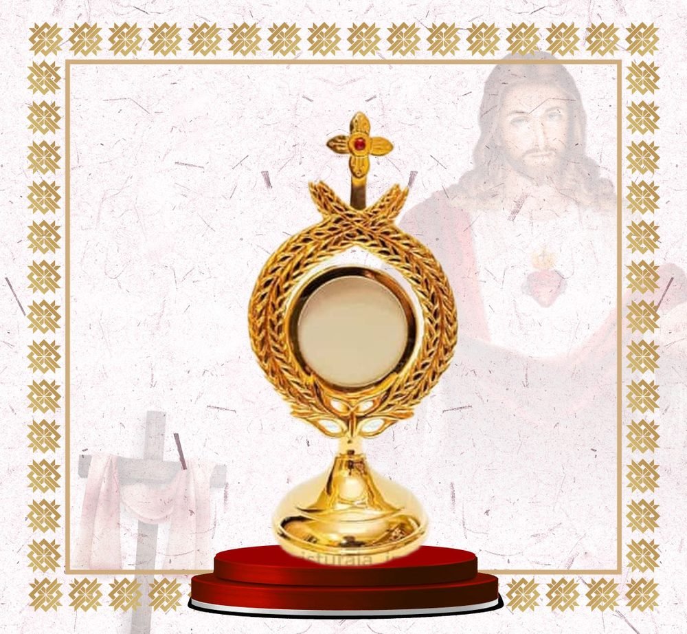 Gold Laurel Wreath Monstrance