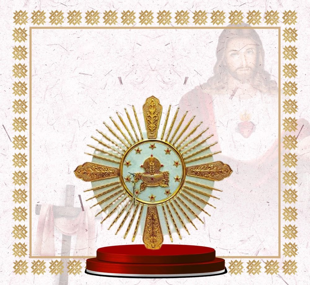 Gold Tabernacle Door with Agnus Dei
