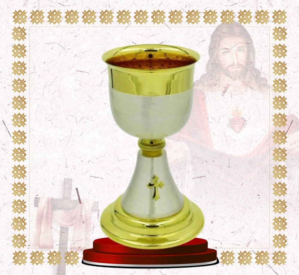 Two-Tone Chalice and Paten Set