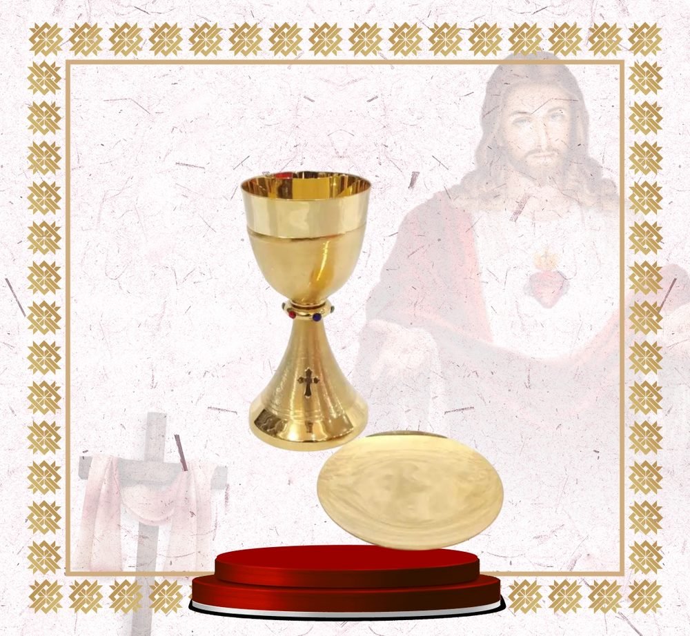 Polished Gold Chalice and Paten