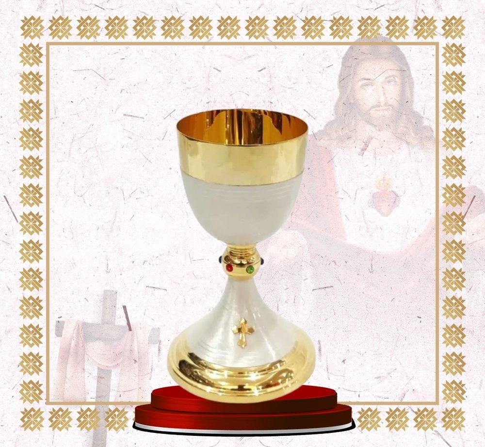 Gold and Frosted Silver Chalice