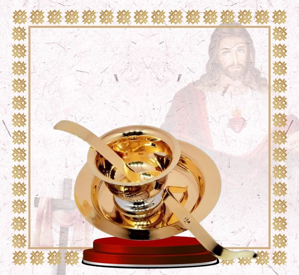 Gold Ablution Bowl and Dish Set