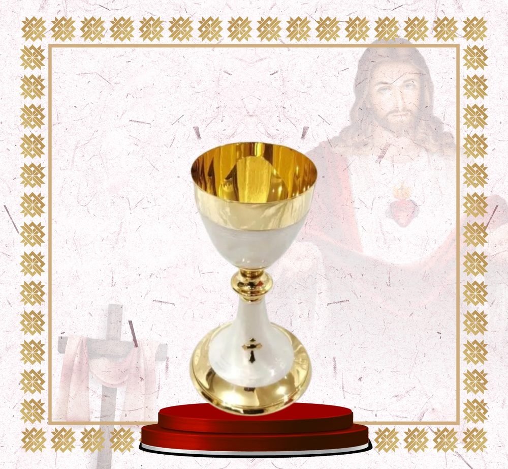 Gold and Pearl Enamel Chalice