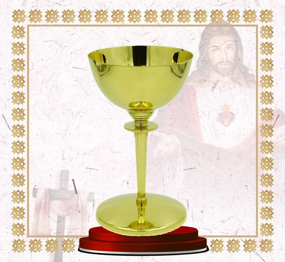 Plain Gold Chalice with Slender Stem