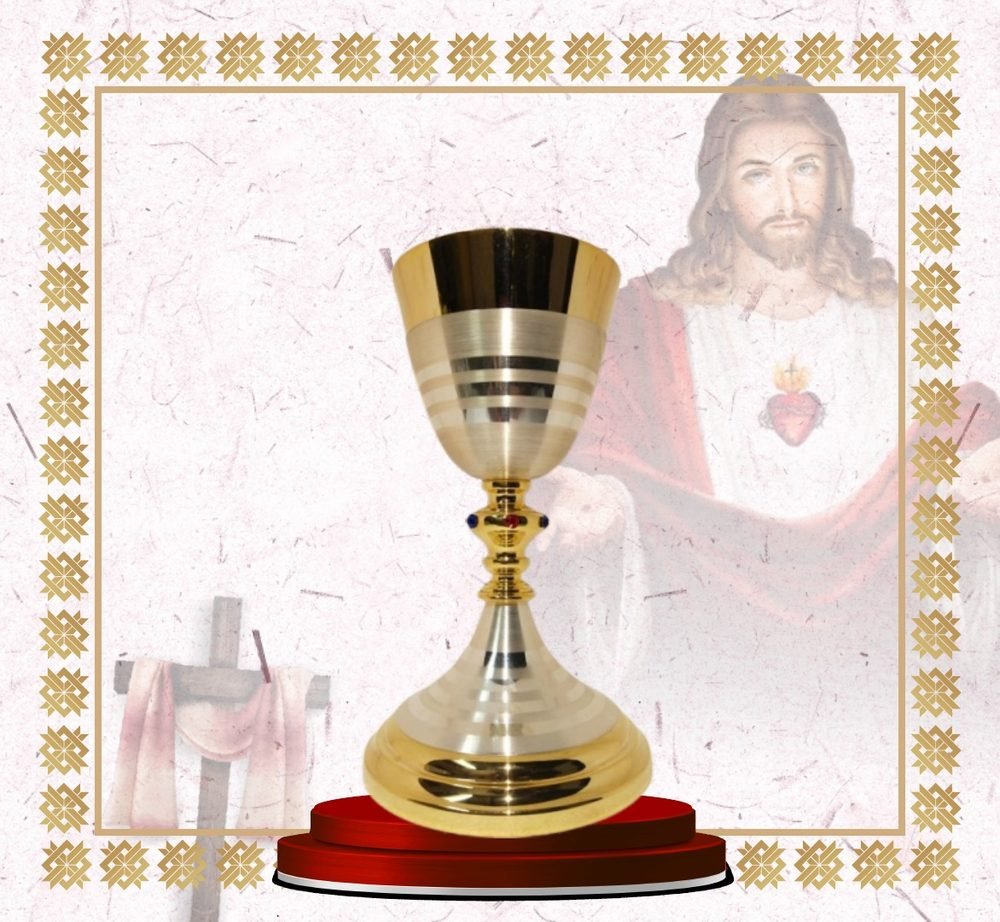 Gold and Silver Banded Chalice