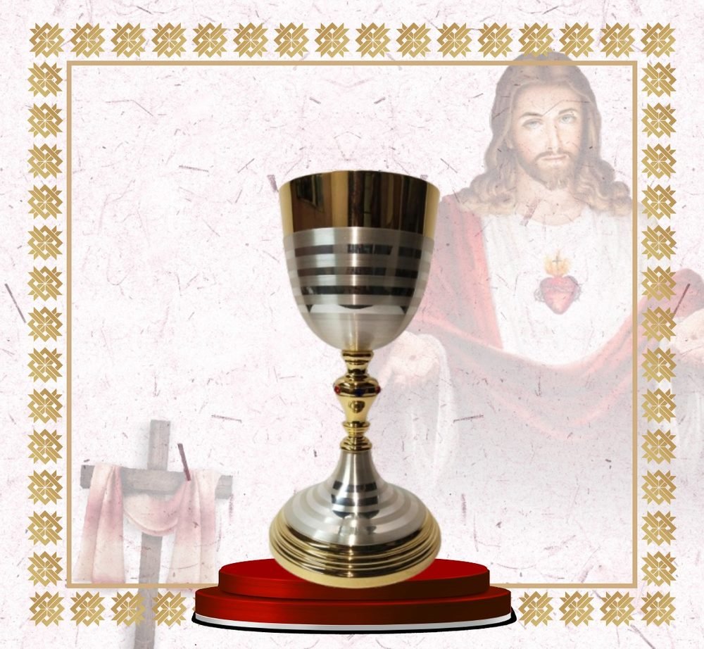 Silver Chalice with Gold Banded Cup