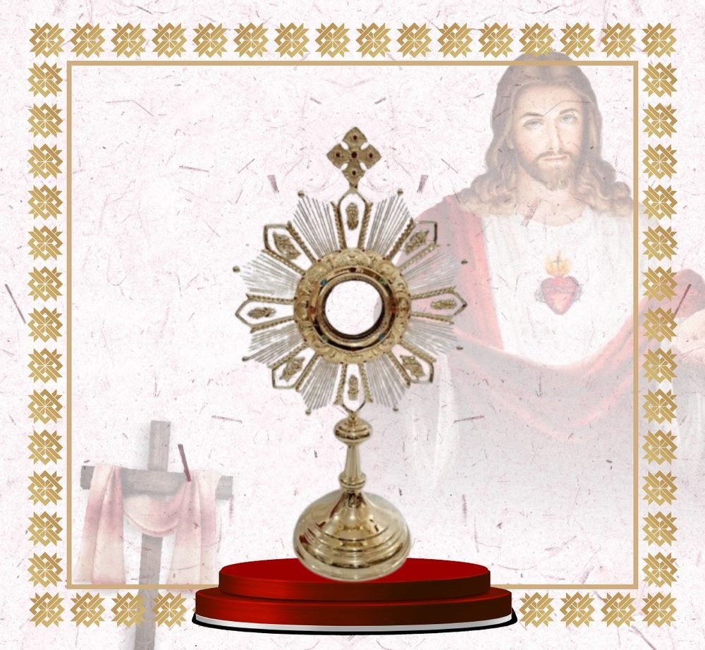 Silver and Crystal Star Monstrance