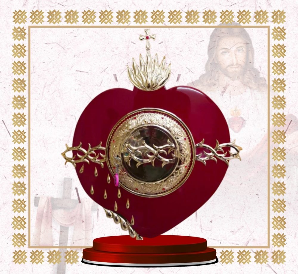 Sacred Heart Tabernacle in Burgundy